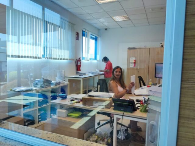 Karina y Jose en recepción